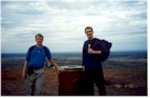 Dustin M. and Andrew at Uluru's summit